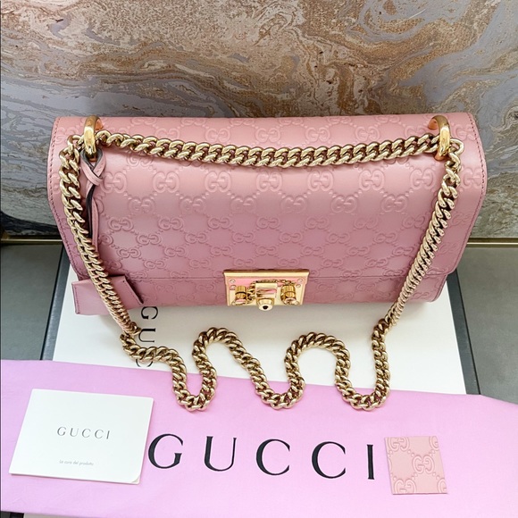 Gucci Guccissima Medium Padlock Chain Shoulder Bag - Picture 5 of 12